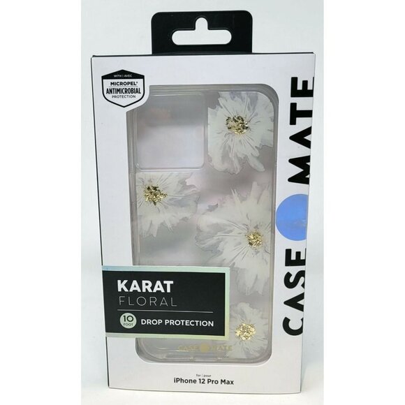 Case-Mate Karat Floral Case Cover for iPhone 12 Pro Max 6.7" - Picture 1 of 3